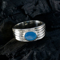 Carolina Promise Blue Solitaire Ring