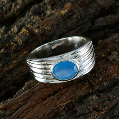Carolina Promise Blue Solitaire Ring
