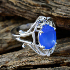 Priya Boho Blue Solitaire Ring