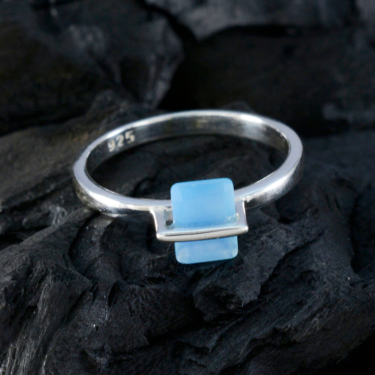 Ying Fairytale Blue Solitaire Ring