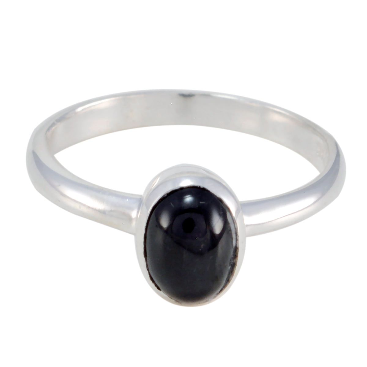 Ayesha Luxurious Black Solitaire Ring