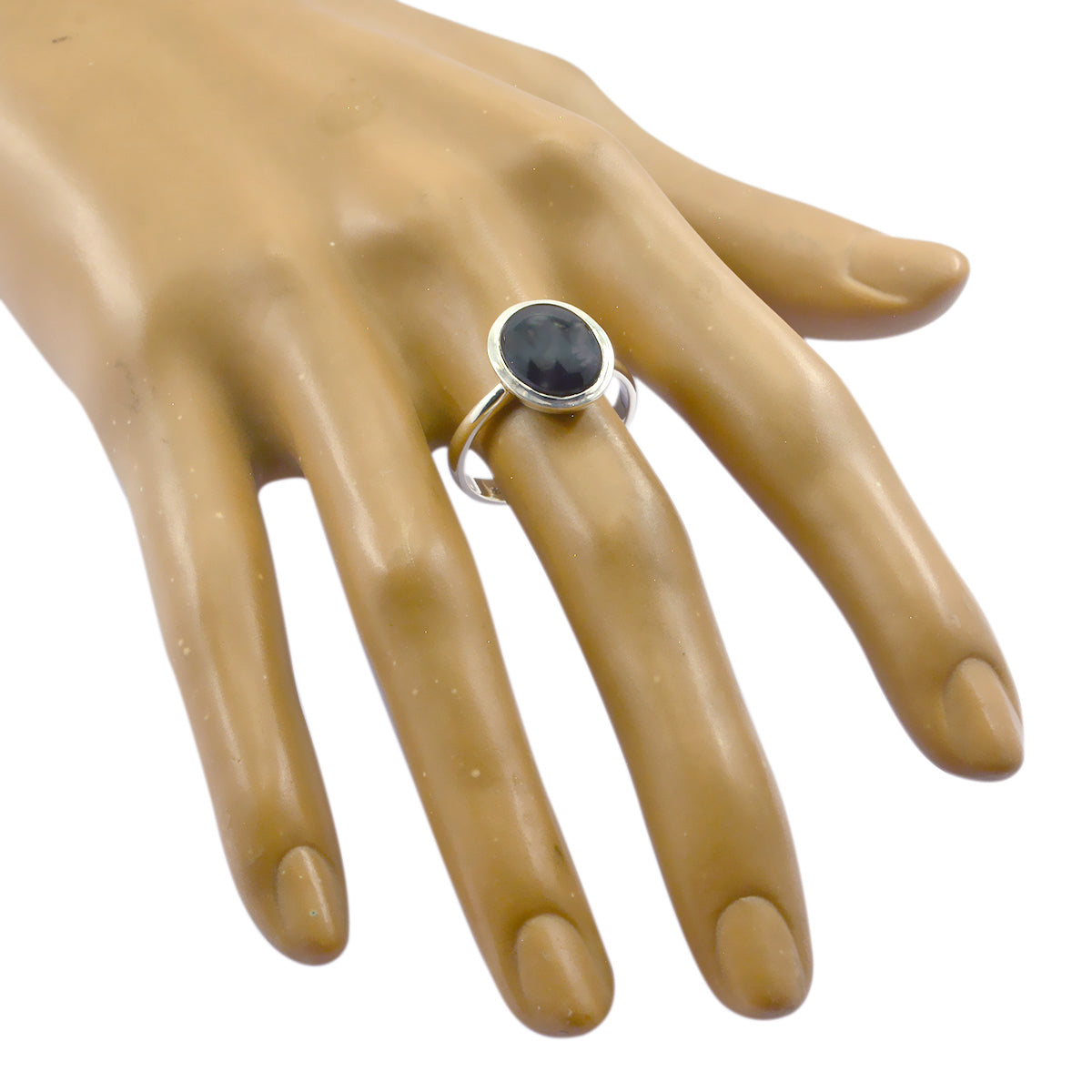 Seo-yeon Trendy Black Solitaire Ring