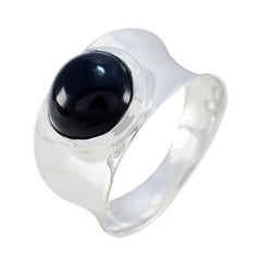 Clara Armor Black Solitaire Band
