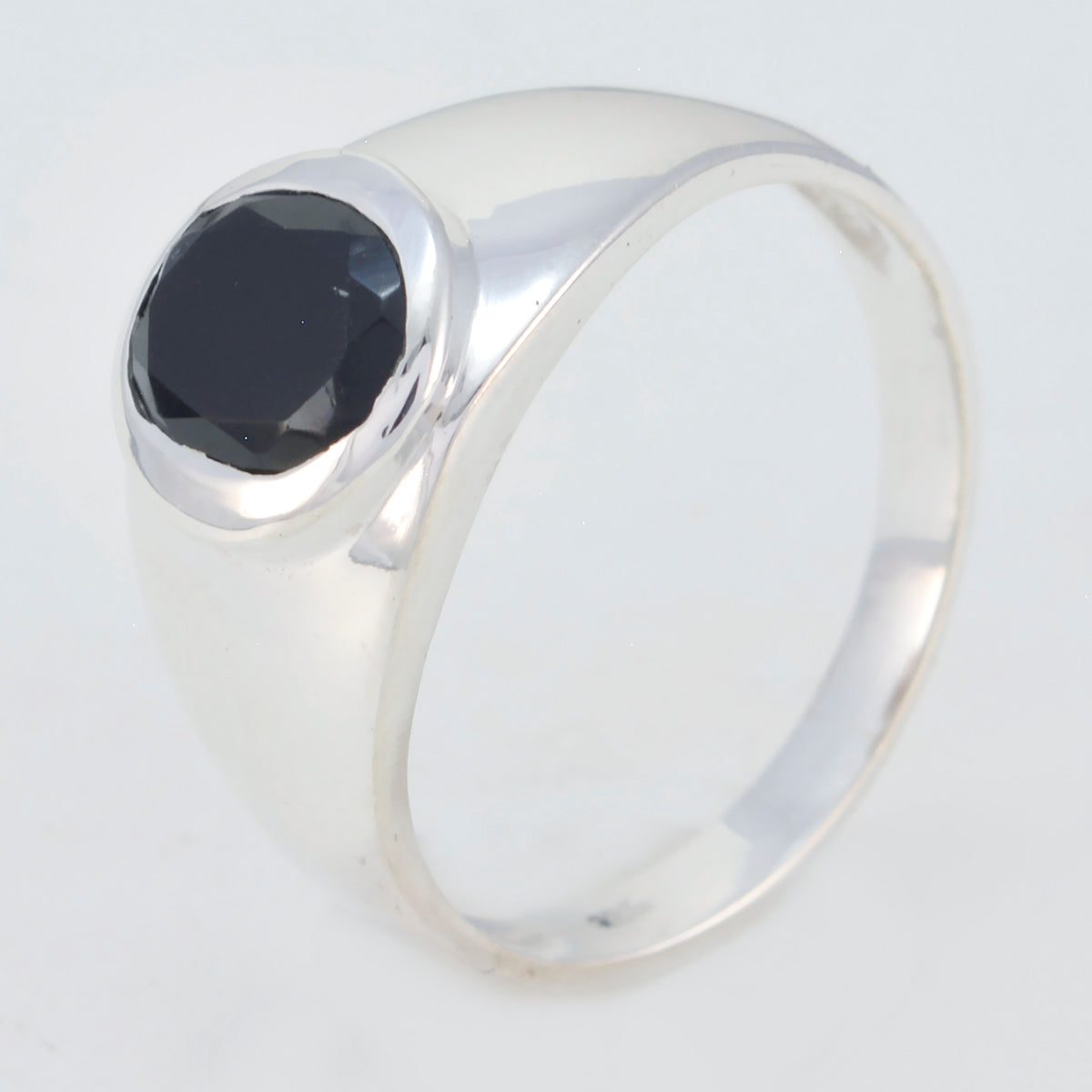 Camila Boho Black Solitaire Ring