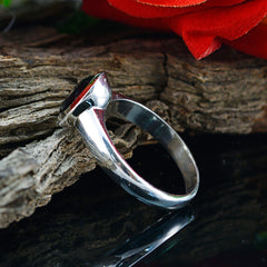 Freya Artisan Black Solitaire Ring