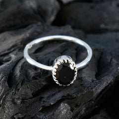 Lakshmi Luxurious Black Solitaire Ring