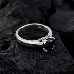 Cecilia Fairytale Black Solitaire Ring