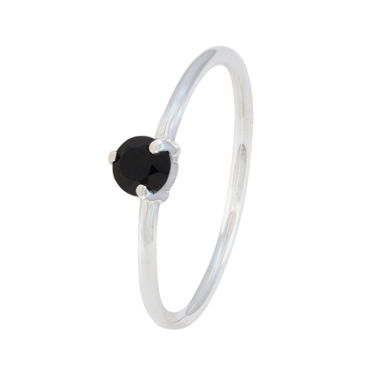 Ying valentine Black Solitaire Ring