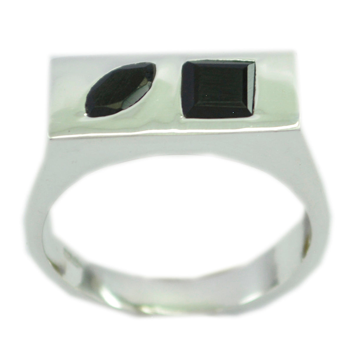 Violet Boho Black Toi et Moi Ring