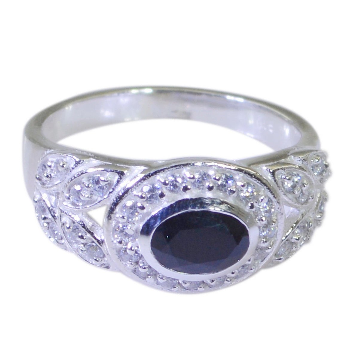 Aisha Luxurious Black Halo Ring