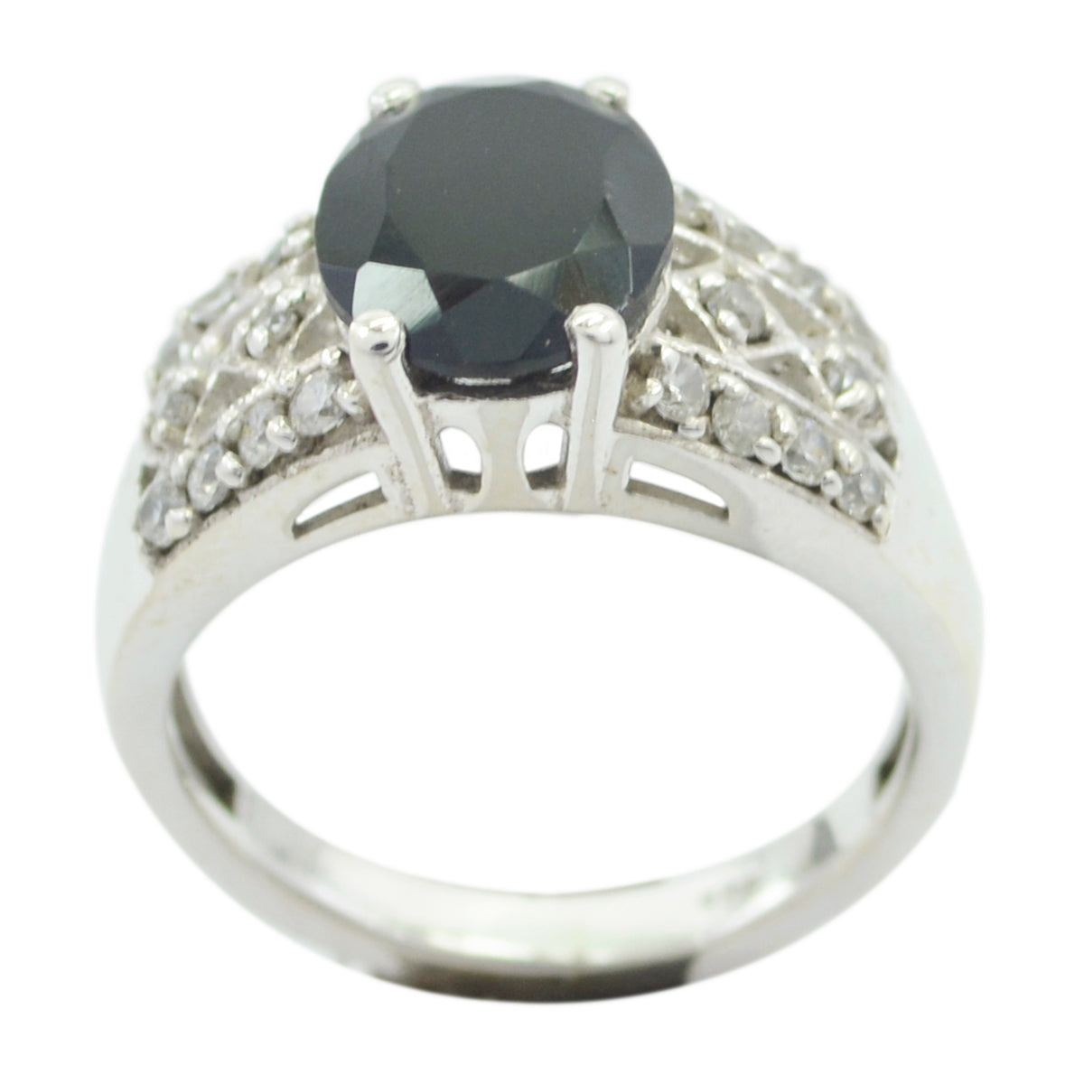 Mathilde Artisan Black Halo Ring
