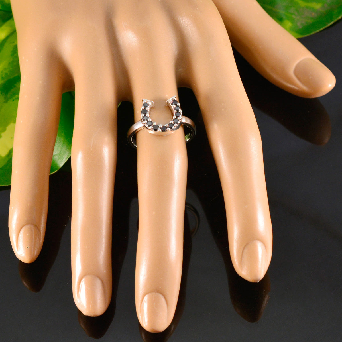 Liyana Glamorous Black multiple Ring