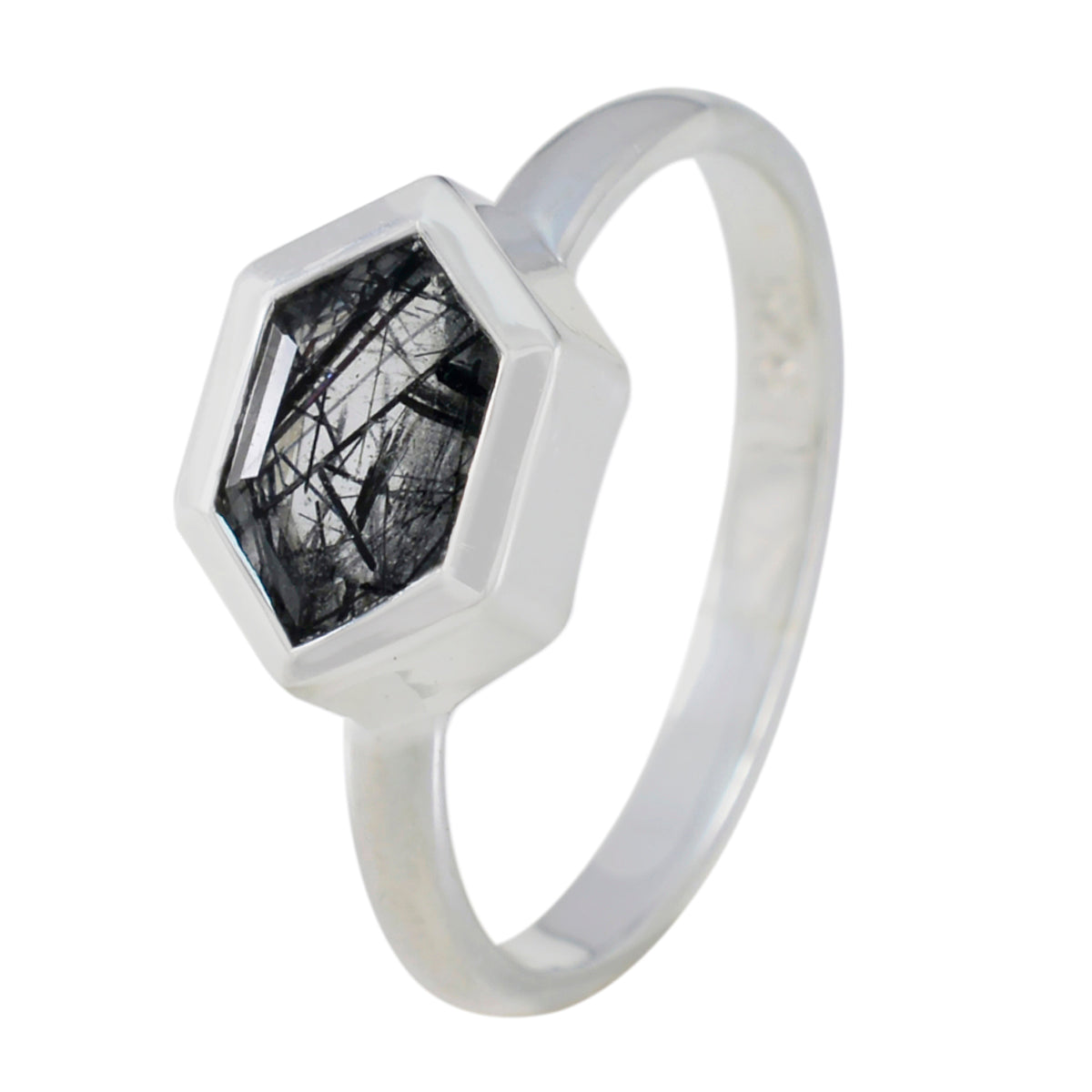 zazlle Romantic Black Solitaire Ring
