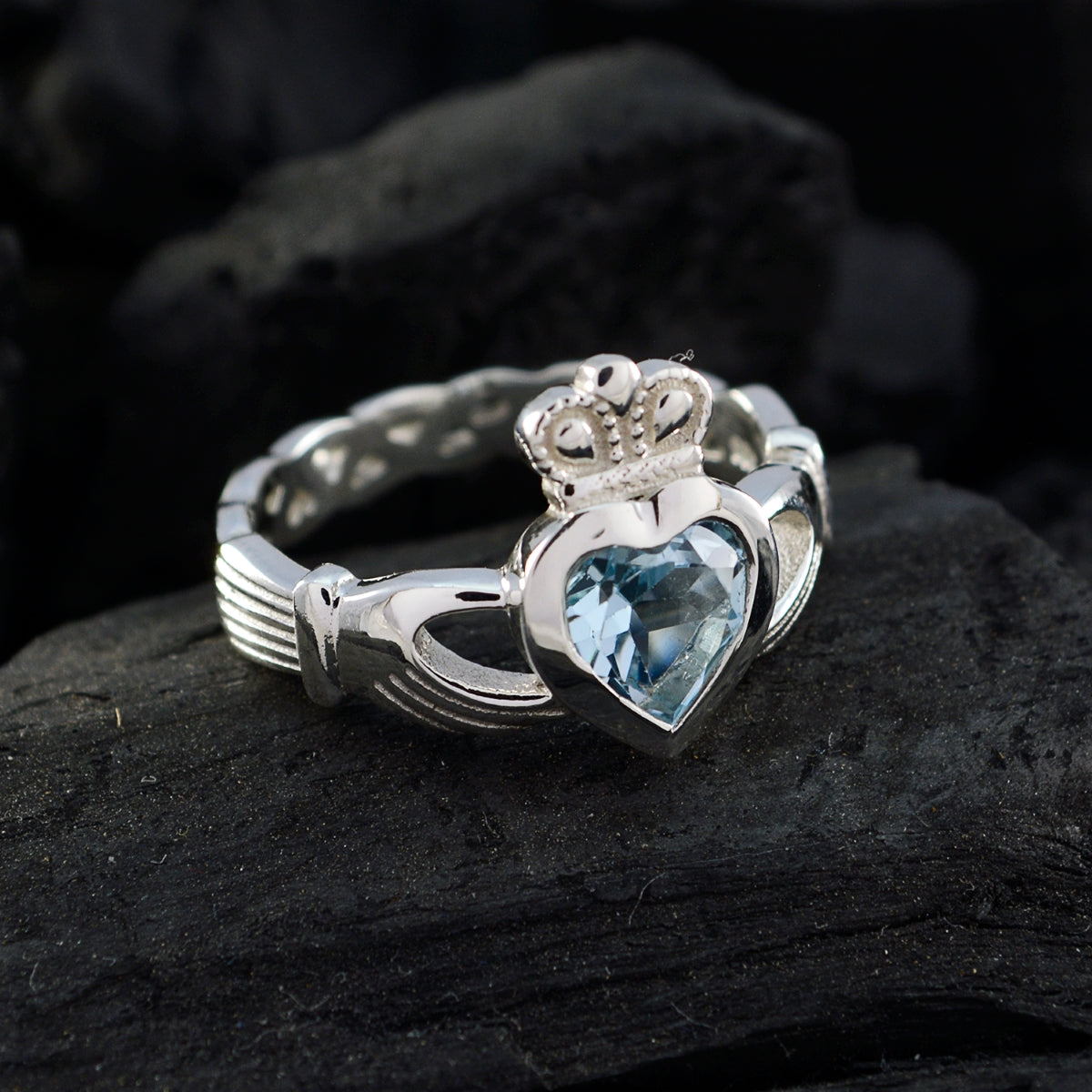zazlle propsel Blue Solitaire Ring