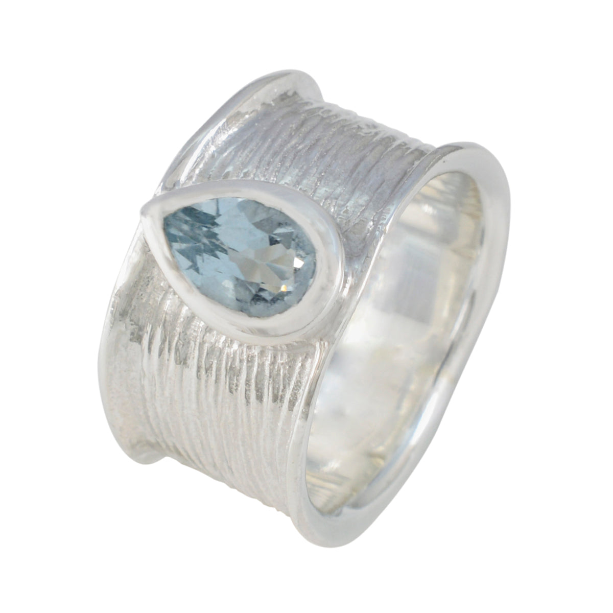 Yasmin Victorian Blue Solitaire Band