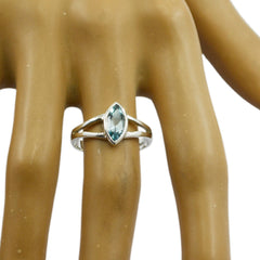 Ananya Geometric Blue Solitaire Ring