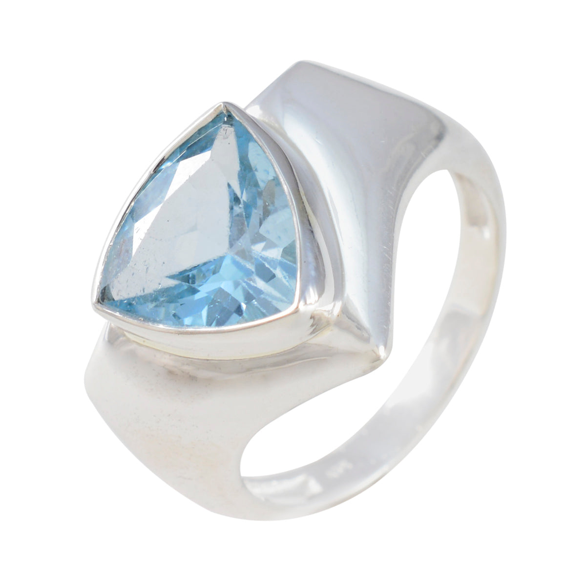 zazlle Traditional Blue Solitaire Ring