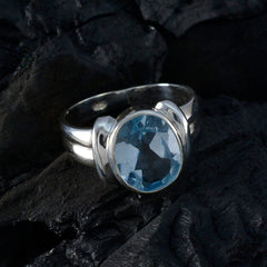 Ivy Boho Blue Solitaire Ring