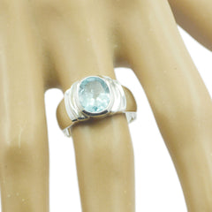 Ana Engagement Blue Solitaire Ring