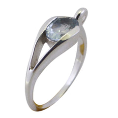Ying Romantic Blue Solitaire Ring Blue Topaz Blue