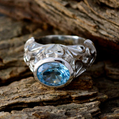 Priya antique Blue Solitaire Ring