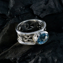 Isabella Irish Blue Solitaire Ring