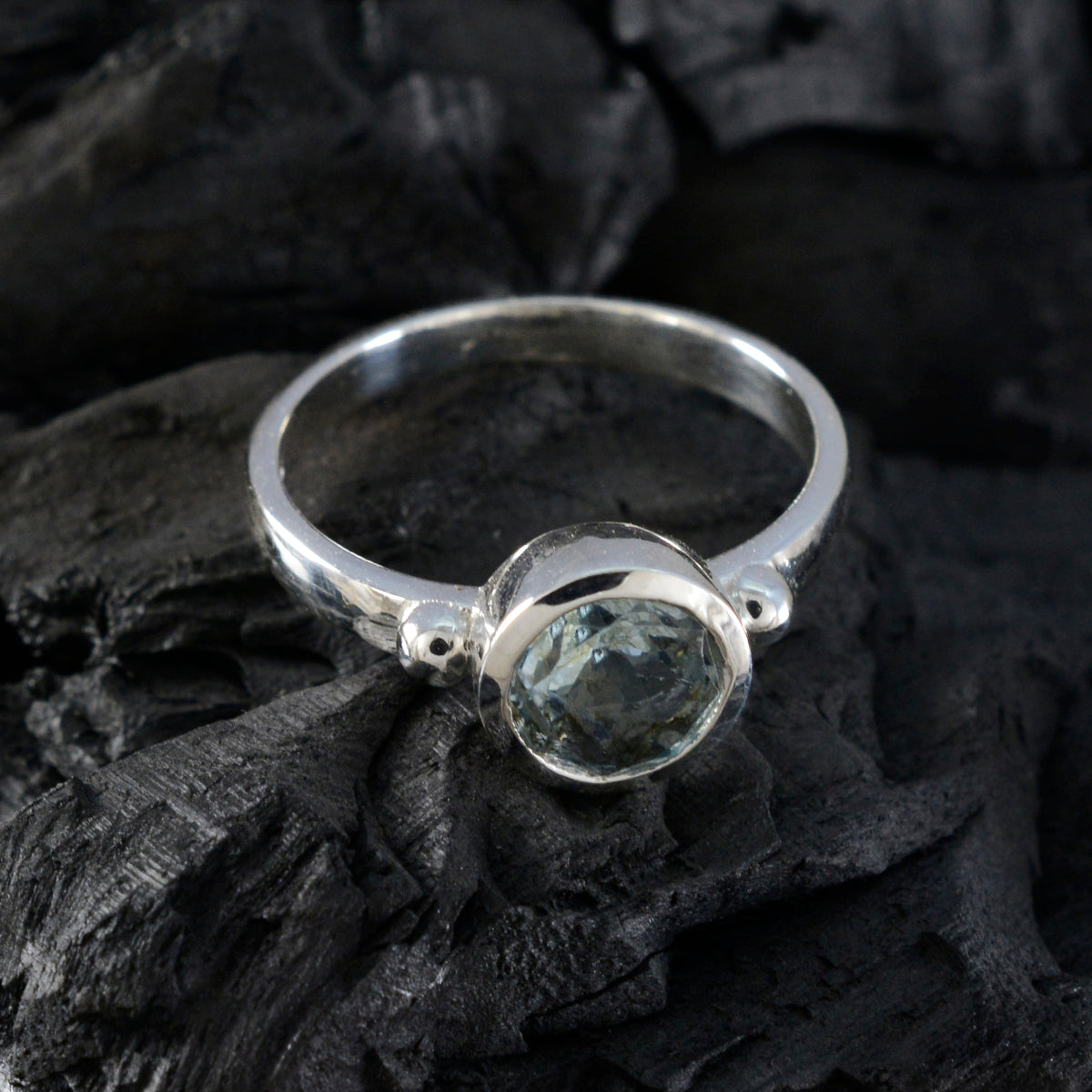 Clara Fairytale Blue Solitaire Ring