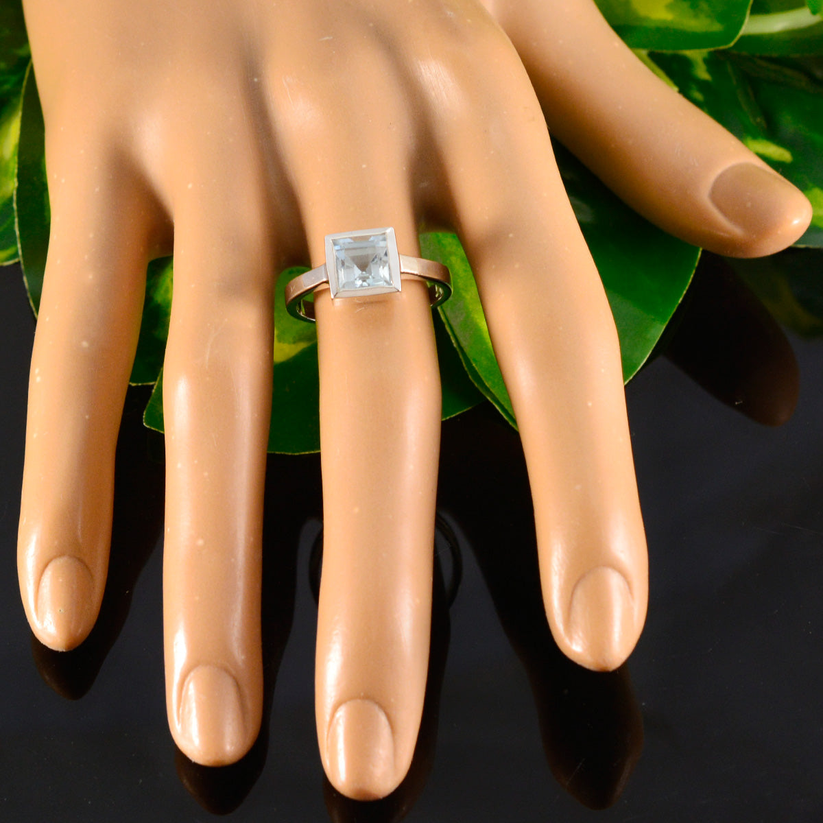 Ana Artisan Blue Solitaire Ring