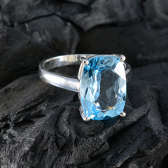 Sarah Boho Blue Solitaire Ring