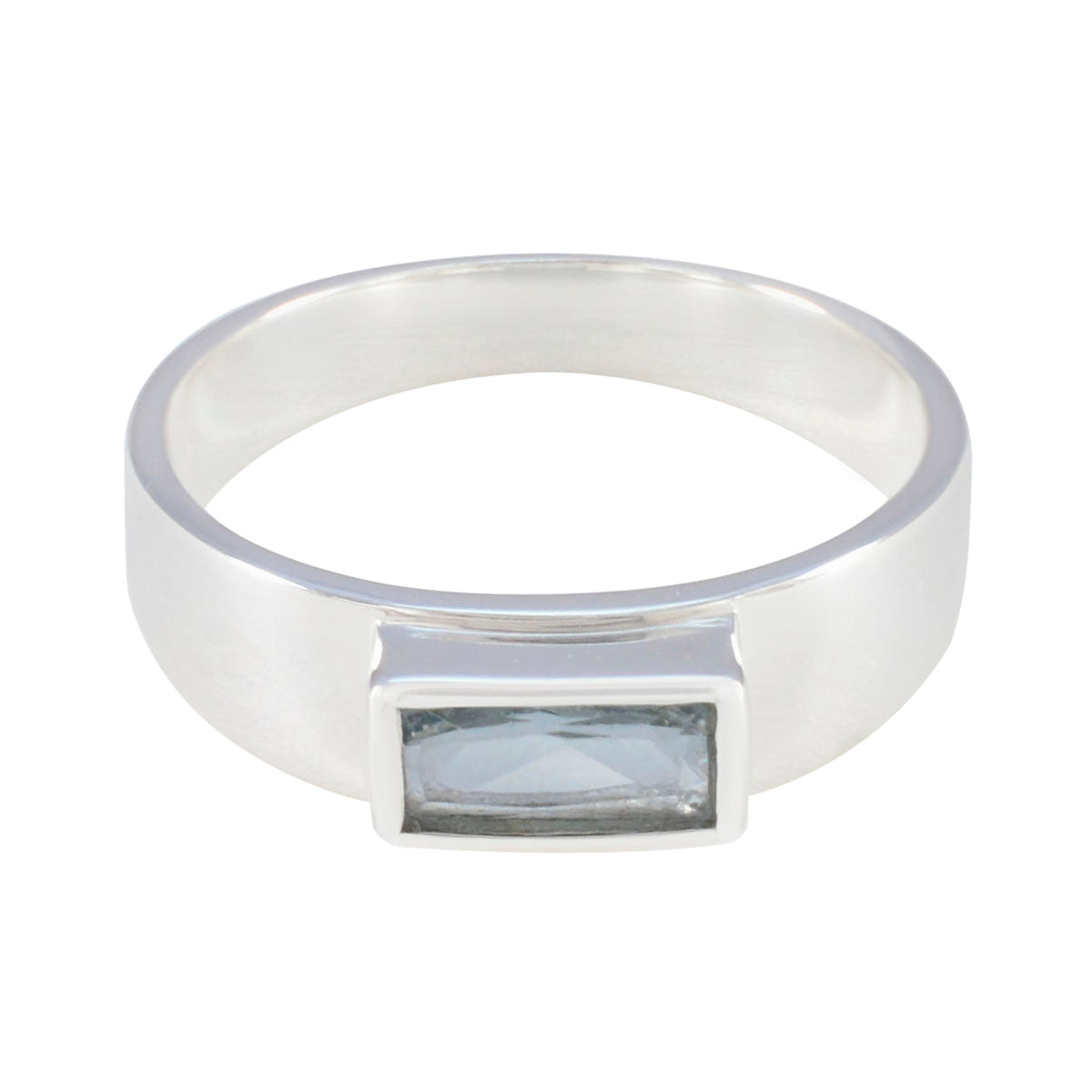 Antonia Cultural Blue Solitaire Ring Blue Topaz Blue
