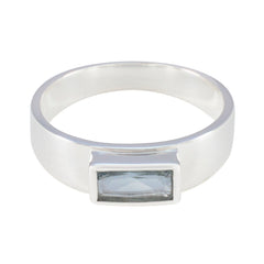 Antonia Cultural Blue Solitaire Ring Blue Topaz Blue