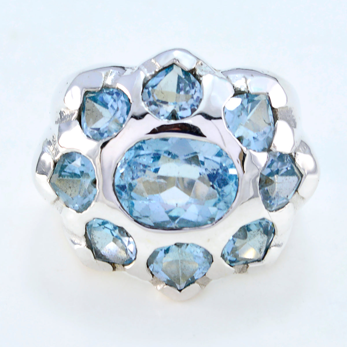 Maya Artisan Blue multiple Ring