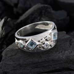 Angel Contemporary Blue Trilogy Ring
