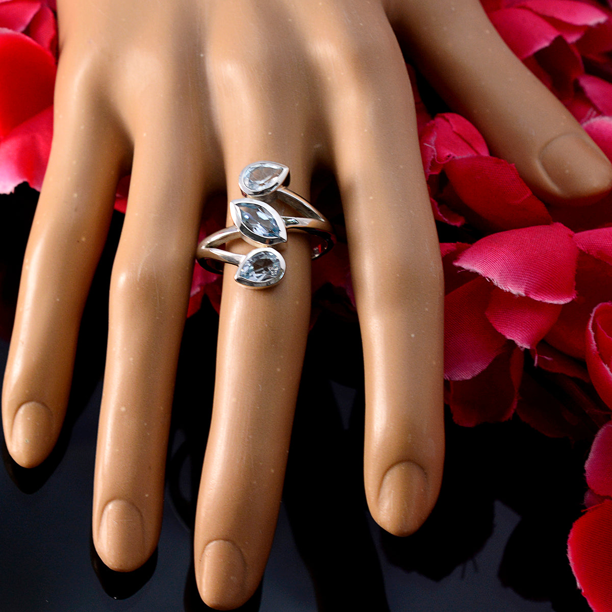 Bianca Fairytale Blue Trilogy Ring