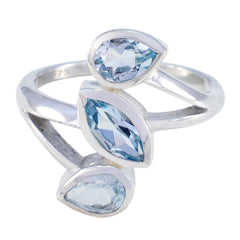Bianca Fairytale Blue Trilogy Ring Blue Topaz Blue