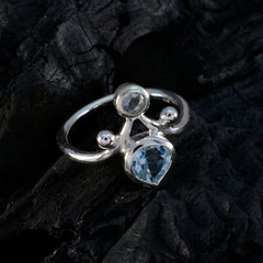 Natcha Artisan Blue Toi et Moi Ring