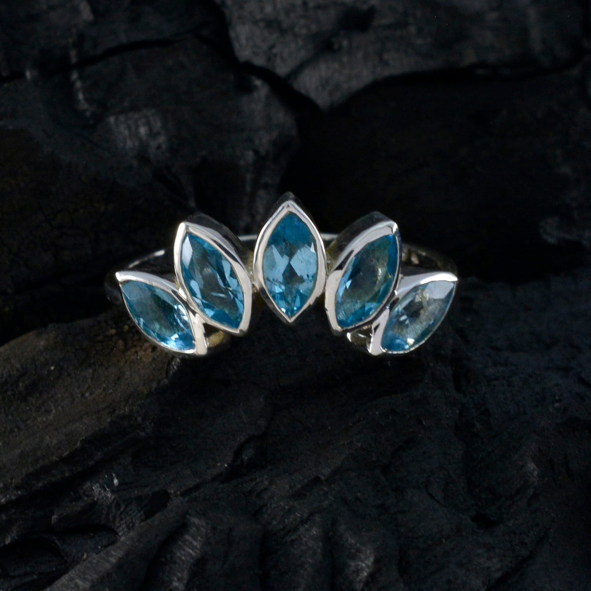 Haruka crown Blue Penta Ring