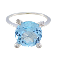 Natalie Boho Blue Halo Ring