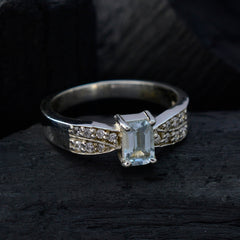Amanda Graceful Blue Halo Ring