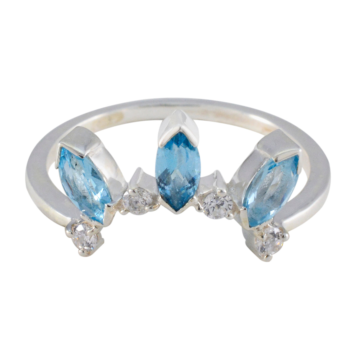 Josephine crown Blue Trilogy Ring