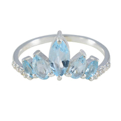 Angel crown Blue Penta Ring