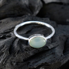 Isabelle Feminine Aqua Solitaire Ring