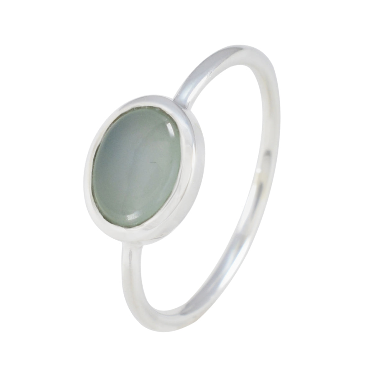 Isabelle Feminine Aqua Solitaire Ring