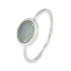 Isabelle Feminine Aqua Solitaire Ring
