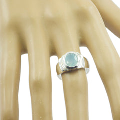 Chloe propsel Blue Solitaire Ring