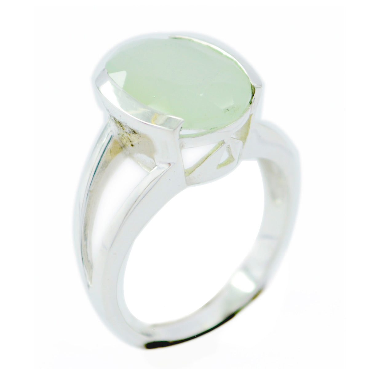 Nova Fairytale Blue Solitaire Ring Blue Chalcedony Blue