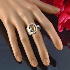 Camilla Art Deco Yellow Solitaire Ring
