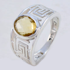 Agustina Filigree Yellow Solitaire Ring