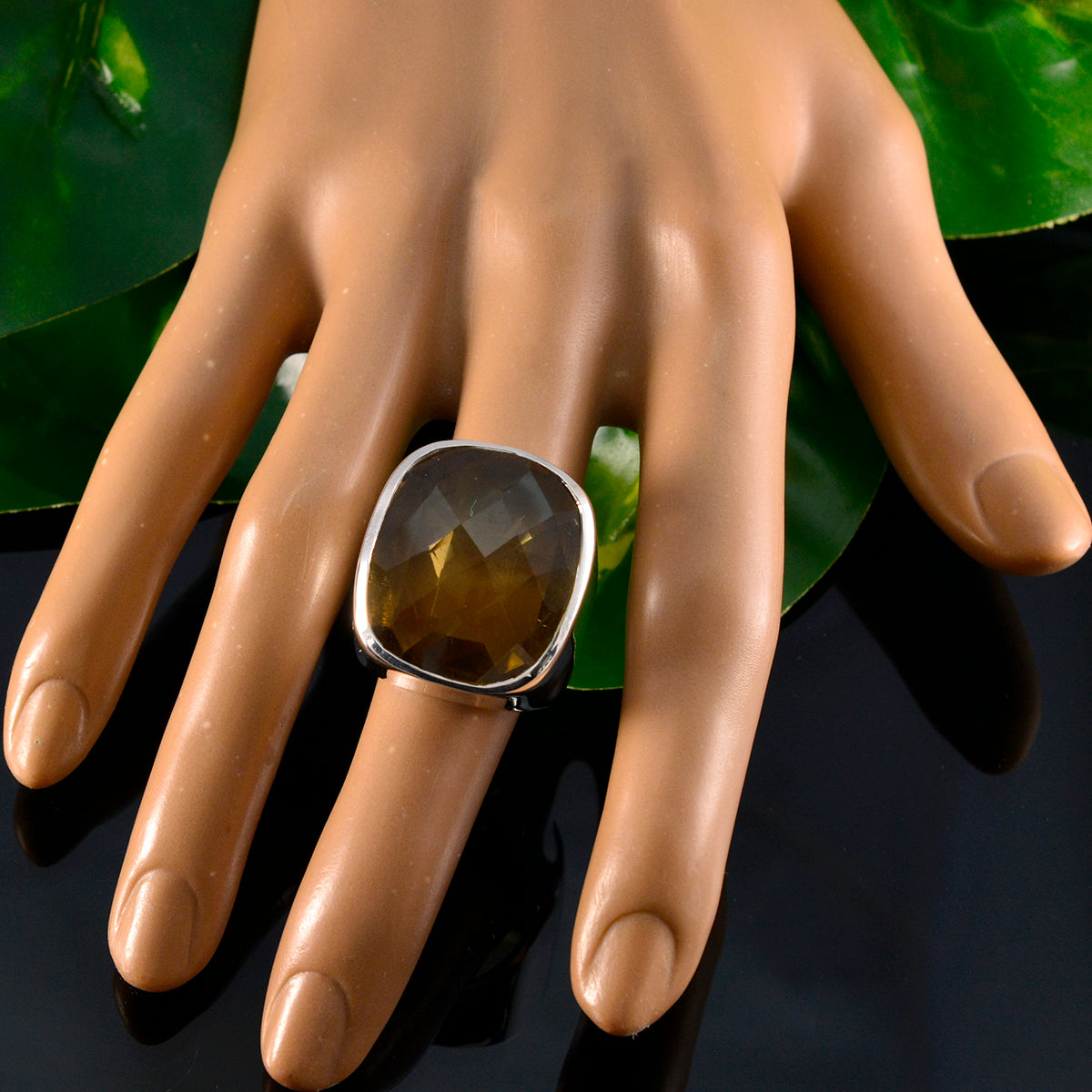 Aria Armor Yellow Solitaire Ring