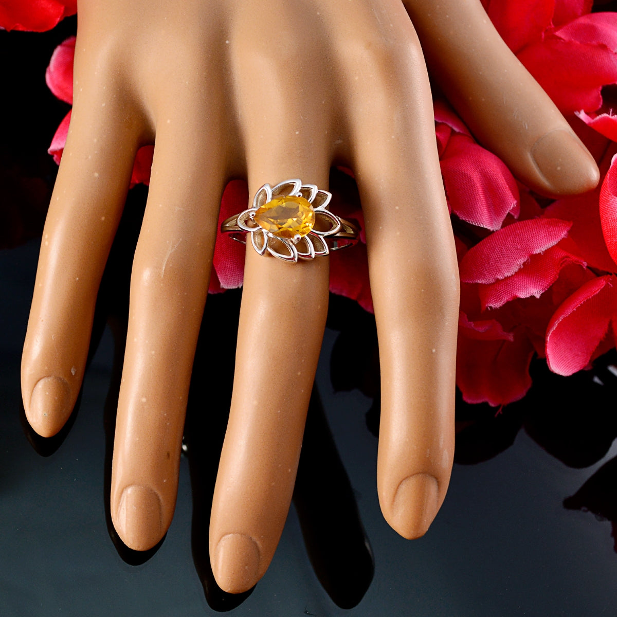 Nora Promise Yellow Solitaire Ring